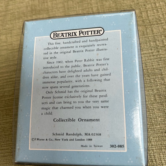 Vintage Schmid 1988 Beatrix Potter
Jemima Puddleduck &Peter Rabbit - Picture 7 of 7